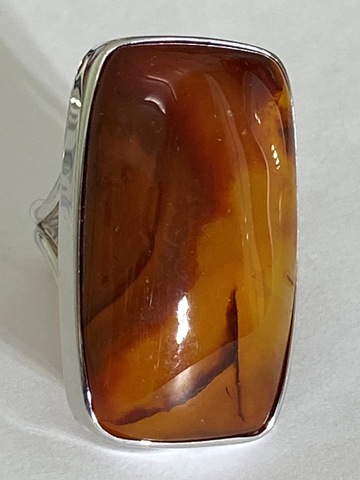 Сердолик (кольцо из серебра)