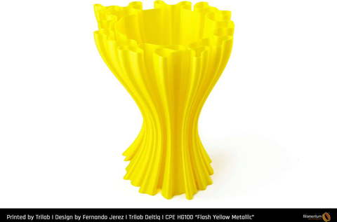 Пластик для 3D-принтера Fillamentum CPE HG100 Flash Yellow Metallic