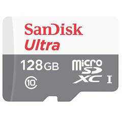 Карта памяти MicroSDXC 128GB Sandisk Ultra Class 10 UHS-I 100MB/s (SD adapter)