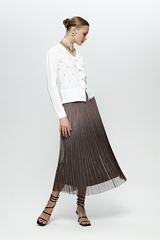 Юбка с люрексом и фатином