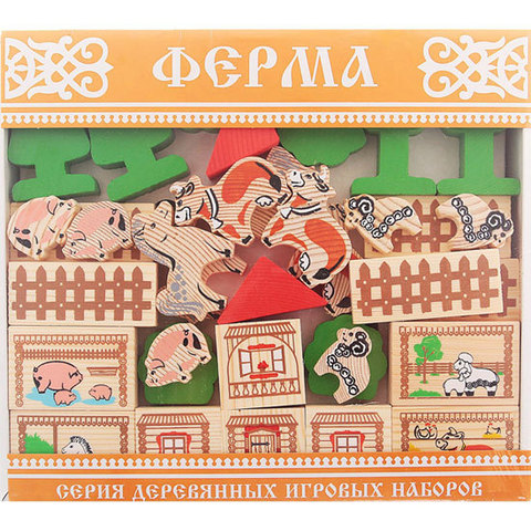 Деревянный конструктор 