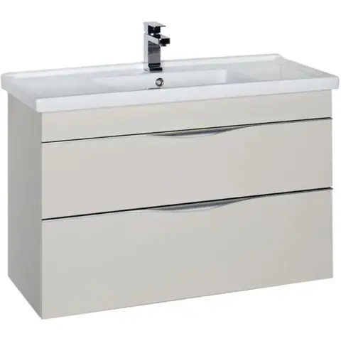 Aquanet 184014 Компл.3 - Тумба Эвора 100 цв.крем (184014)