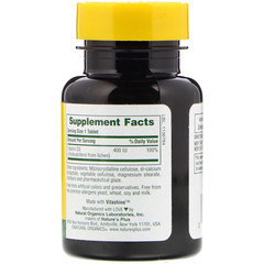 Nature's Plus, Vitamin D3, 400 IU, 90 Tablets