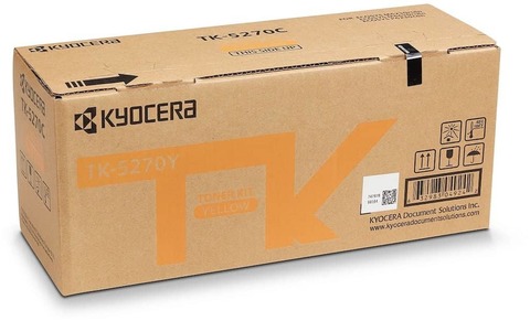 Оригинальный картридж Kyocera TK-5270Y желтый 1T02NTANL0