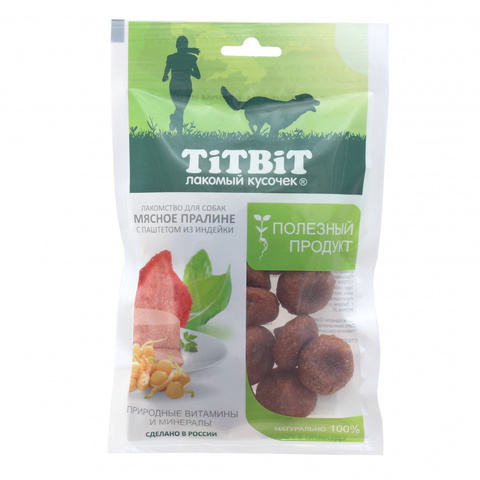 Titbit пралине мясное с паштетом из индейки 85 г
