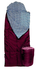 Дачный - Кемпинговый спальный мешок с натуральной хлопковой гипоаллергенной подкладкой и дышащим верхом