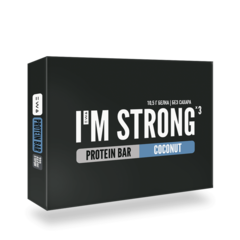 Три протеиновых батончика со вкусом «КОКОС» PROTEIN BAR I’M STRONG