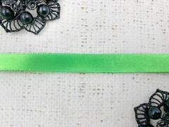 Лента атласная, ш. 1,2 см, светло-травяной