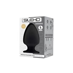 Черная анальная втулка SILEXD Plug Model 1 L - 13 см. - 