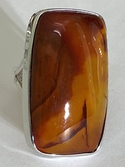 Сердолик (кольцо из серебра)
