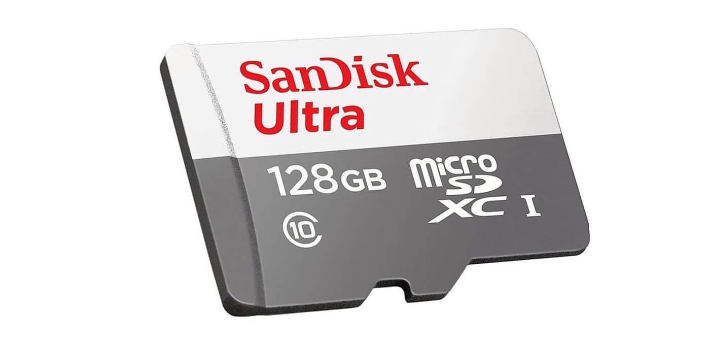 Карта памяти MicroSDXC 128GB Sandisk Ultra Class 10 UHS-I 100MB/s (SD adapter)