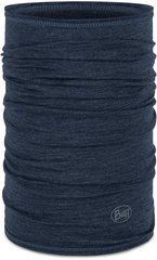 Шерстяной шарф-труба Buff Merino Lightweight Solid Night Blue