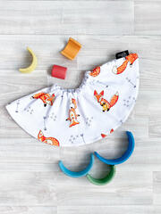 Двусторонний нагрудник Mjölk Лисички