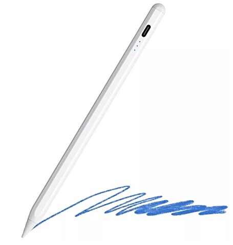 Универсальный активный стилус K-2259 для рисования по экрану iPhone, iPad (Белый)
