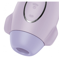 Стимулятор клитора с воздушной стимуляцией и вибрацией Satisfyer Mission Control (лиловый)