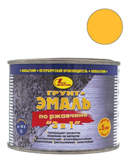 Грунт-эмаль на ржавчину 3 в 1 Новбытхим желтая