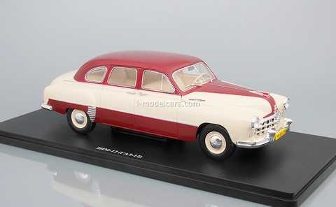 ZIM-12 (GAZ-12) red-beige 1:24 Legendary Soviet cars Hachette #14