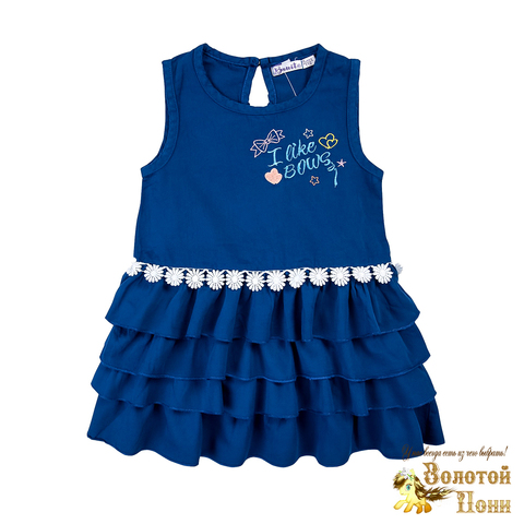 Платье хлопок девочке (2-5) 200621-OP845П.2