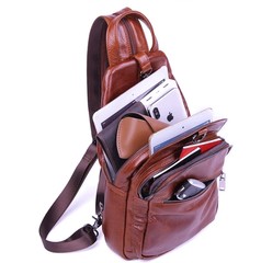 Кожаный рюкзак JMD 4005