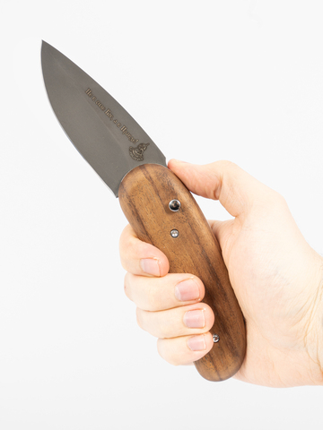 Нож «Северный» (сталь X12МФ, стабилизированный орех)