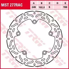Тормозной диск MST277RAC