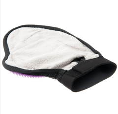 ZooOne рукавица силиконовая на руку большая фиолетовая