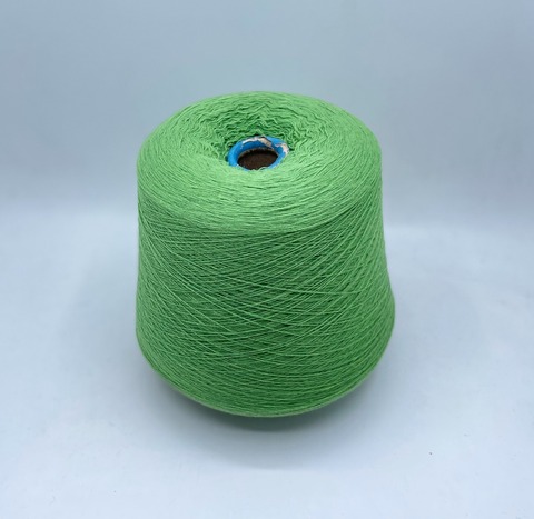 Бобинная пряжа (пр.Италия),1500м/100гр, 80%шерсть, 20%полиамид, цвет- Зеленый, арт.31611