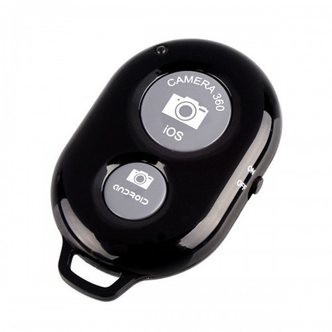 Пульт управления фотокамерой смартфона Bluetooth-кнопка Android и iOS чёрный