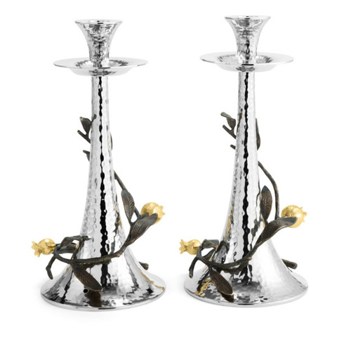 Набор подсвечников 2шт 28см Michael Aram Гранат