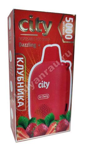 City Dazzling Клубника 5000 затяжек