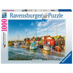 Puzzle Romant.Hafenwelt v.Ahrens 1000 pcs