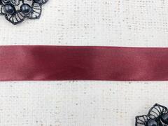 Лента атласная, ш. 2,5 см, 48 (48) бордовый