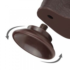 Фаллоимитатор с двойным покрытием Black (23,5*4,5)