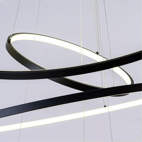 Подвесная светодиодная люстра Arte Lamp ARKANE A2974SP-137BK