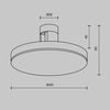 Трековый светильник Maytoni Plato TR152-1-7W4K-BS