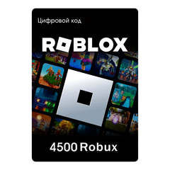 Карта пополнения Roblox: 4500 robux [Цифровая версия] (для ПК, цифровой код доступа)