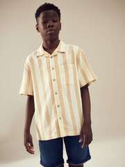 Рубашка для мальчика Next AB7-077, Бежевый, Желтый