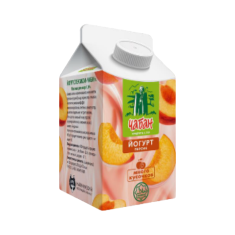 Йогурт питьевой Чабан со вкусом Персика 1,6% 430гр