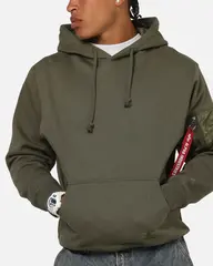 Толстовка Alpha Industries Utility Pocket Hoodie OG-107 Green (Зелёный)