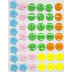 
          Аппликация из пуговиц Апплика, 300х215х20 мм, пакет с европодвесом, "Дракончик"