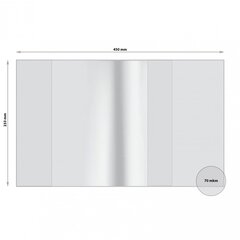 
          Обложка 233х450 мм., для учебников, универсальная, прозрачная, Alingar, ПП, 70 мкм