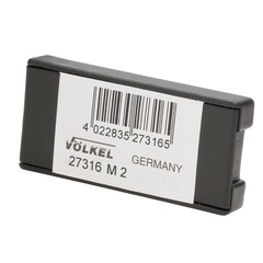 Метчик М 2,0х0,4 (Комплект 3шт) DIN352 HSS-G 6h 36мм a=2,1 Volkel 27316