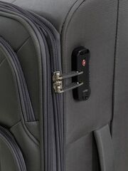 Чемодан Redmond тканевый облегченный средний Серый 68x43x27+3 см 3,5кг5