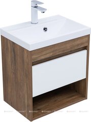 Aquanet 345116 Тумба Тренд 50 цв. дуб рустикальный/белый сатин (345116) фото