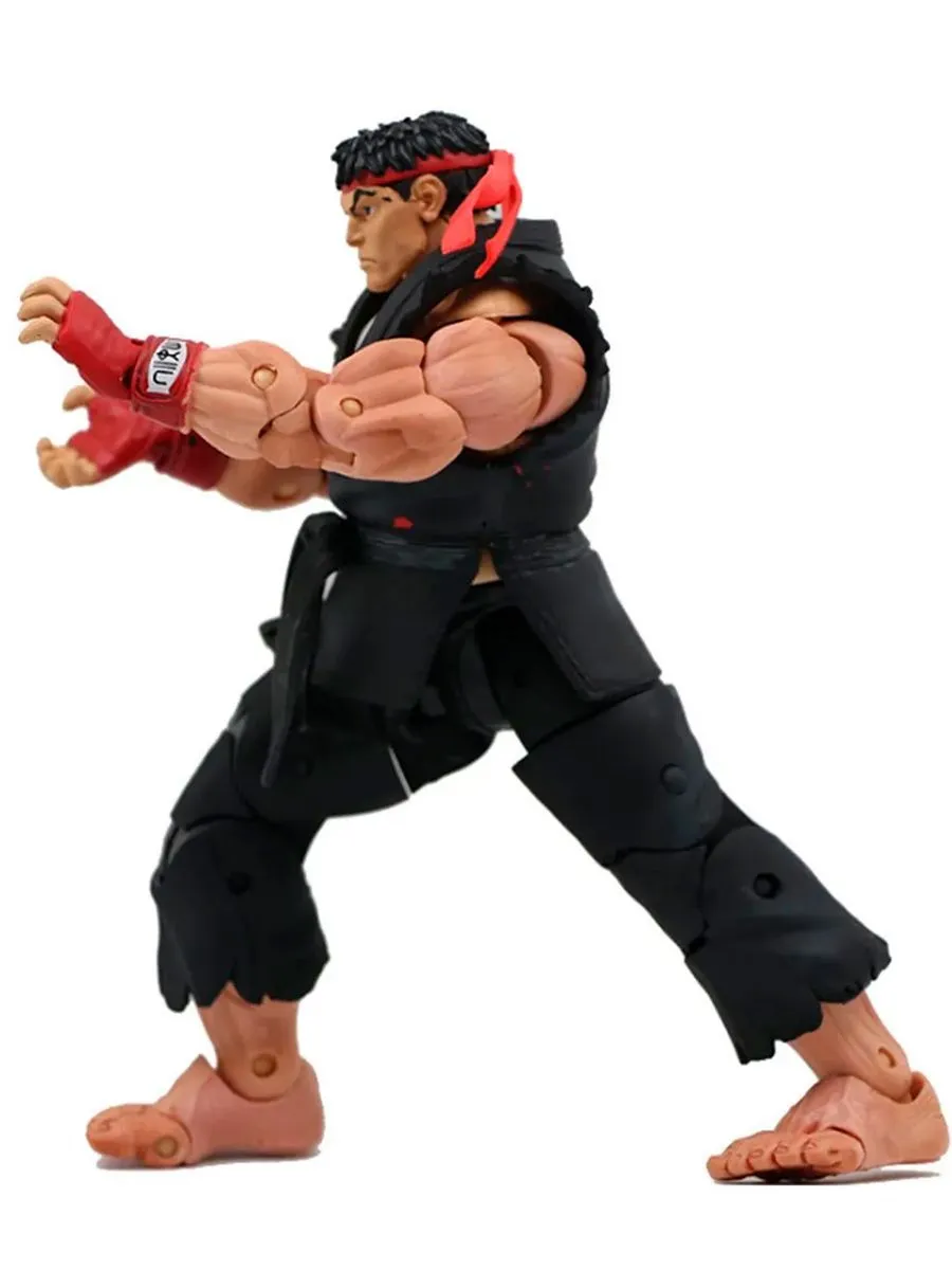 Фигурка Рю в черном из игры Уличный боец