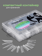 Набор верхних форм для наращивания №1, прозрачные (12 видов 12 размеров 288 шт)