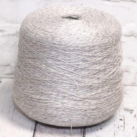 Лен с хлопком 600 серо-бежевый