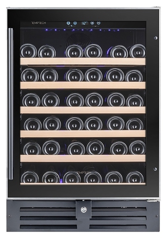 Винный шкаф Temptech Premium WPQ60SCB монотемпературный черный