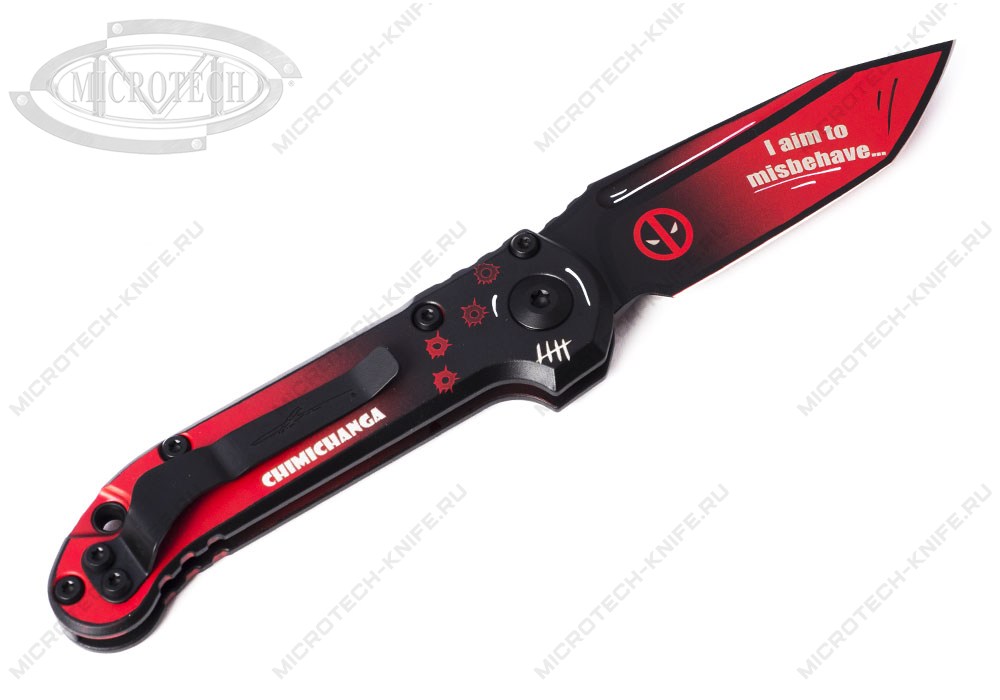 Нож Microtech LUDT Deadpool 1136S-1DPS Exclusive