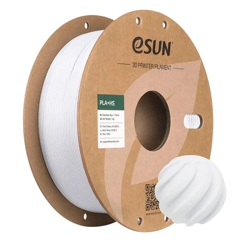Пластик для 3D-печати eSUN PLA+HS, 1,75 мм, 1 кг, холодный белый, PLA+HS175C-W1Y1